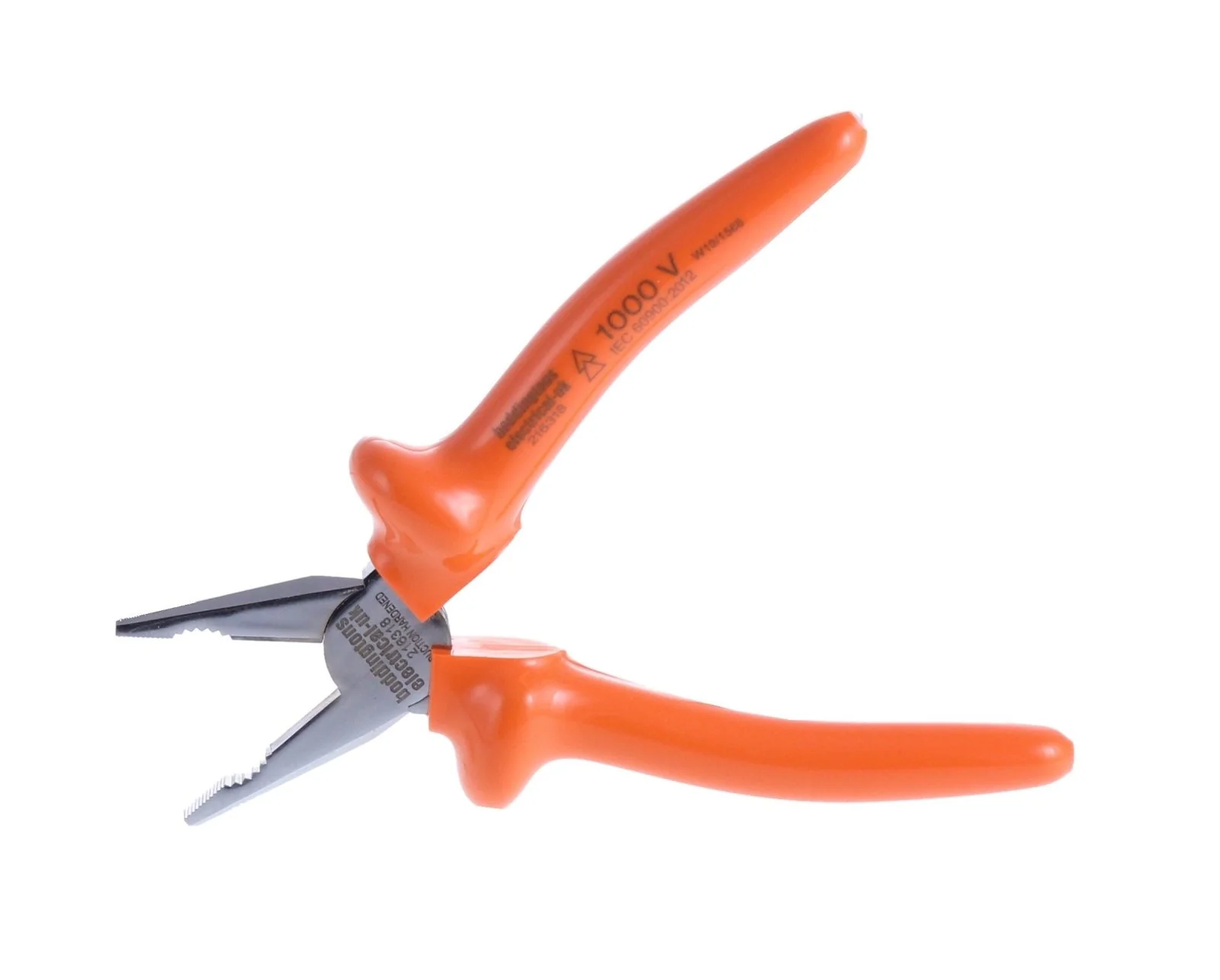 Boddingtons Electrical Insulated Combination Pliers, 180 mm Length, Cutting Rates ⌀ 12mm Soft Wire 216318 - Image 2