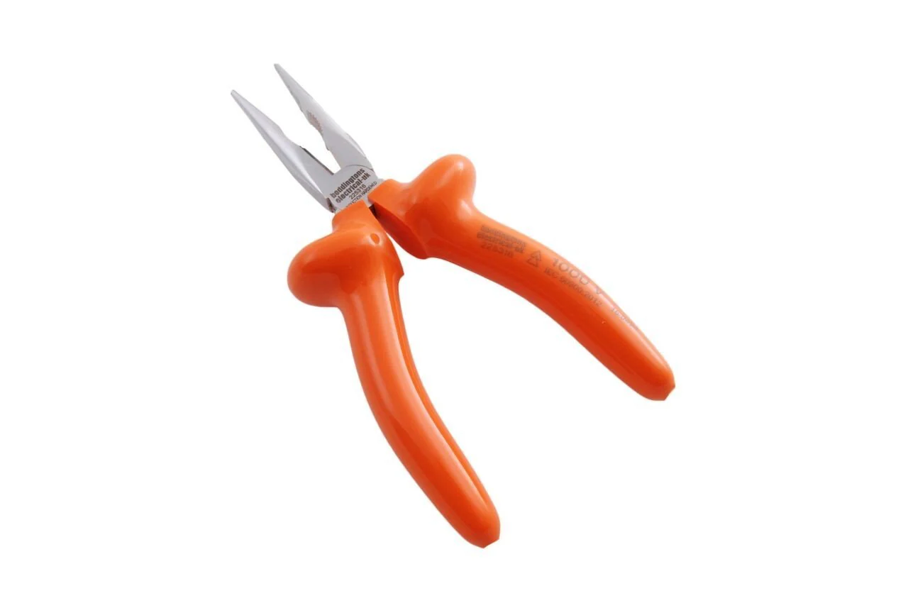 Boddingtons Electrical Insulated Long Nose Pliers, 160 mm Length 225316
