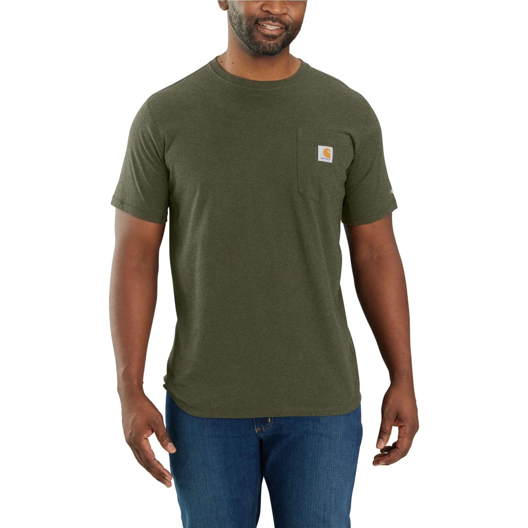 Carhartt Force Relaxed Fit Midweight Short-Sleeve Pocket T-Shirt - Image 3