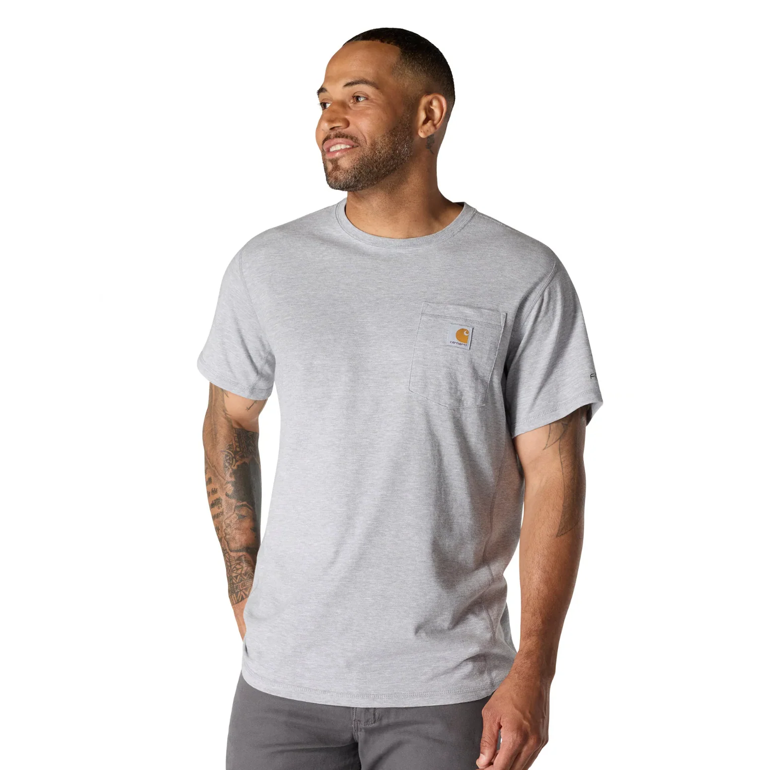 Carhartt Force Relaxed Fit Midweight Short-Sleeve Pocket T-Shirt - Image 4