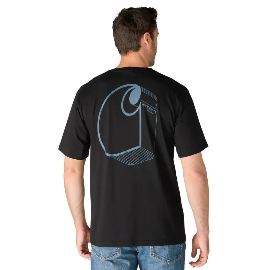 Carhartt Men's Irvine Relaxed 3D Logo T-Shirt - Image 3