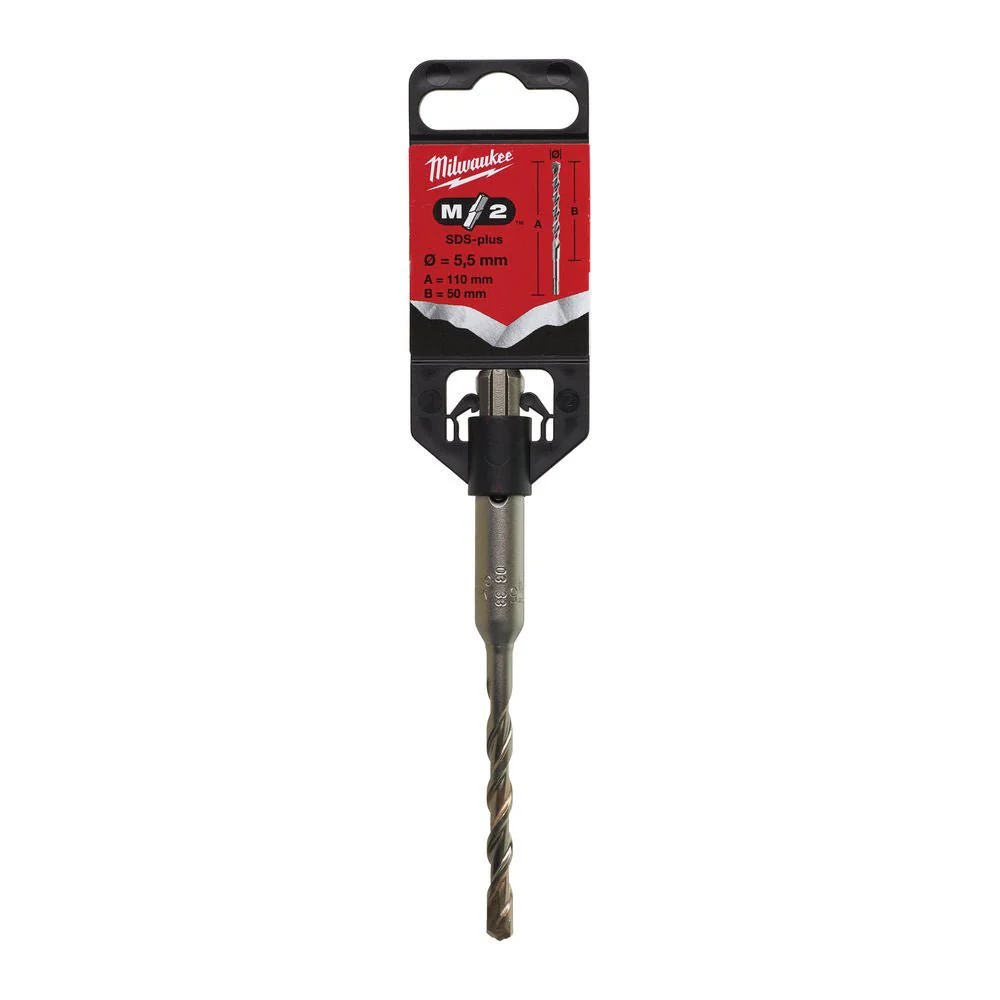 Milwaukee M2 Hammer Drill Bit SDS Plus - Image 3