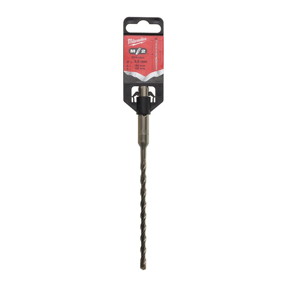 Milwaukee M2 Hammer Drill Bit SDS Plus - Image 4