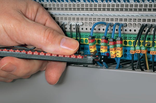 HellermannTyton WIC2 Snap On Clip On Cable Marker, Pre-printed "0, 1, 2, 3, 4, 5, 6, 7, 8, 9", 2.8 → 3.8mm Cable - Image 7