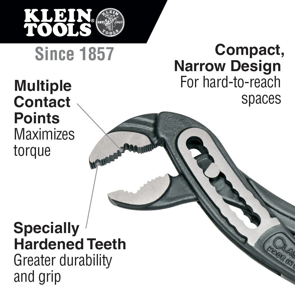 Klein Tools Classic Klaw™ Pump Pliers, 10-Inch - Image 4
