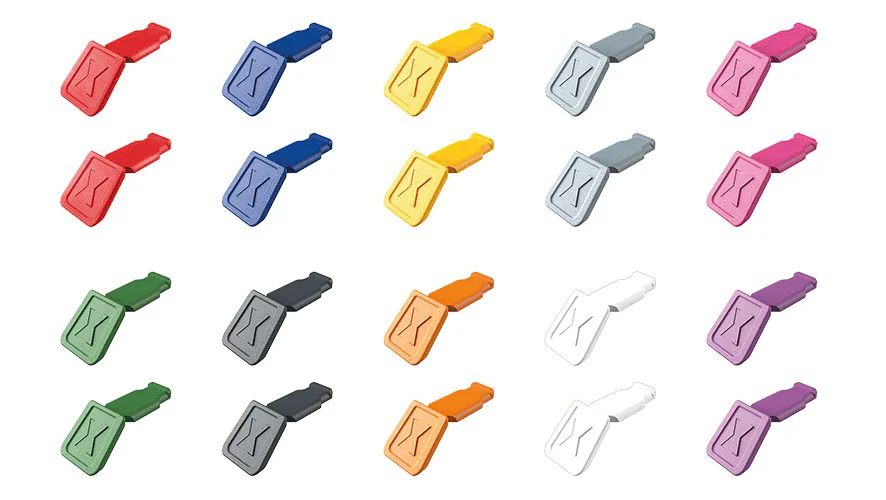 KNIPEX 00 61 10 ColorCode Clips (10 pieces-Multiple Colour Options)-21 mm - Image 12
