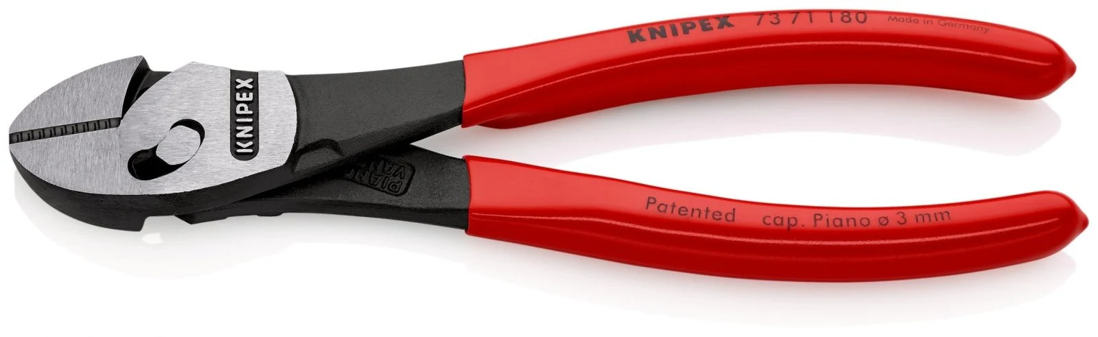 KNIPEX 73 71 180 High Leverage TwinForce Diagonal Side Cutter Pliers 180mm