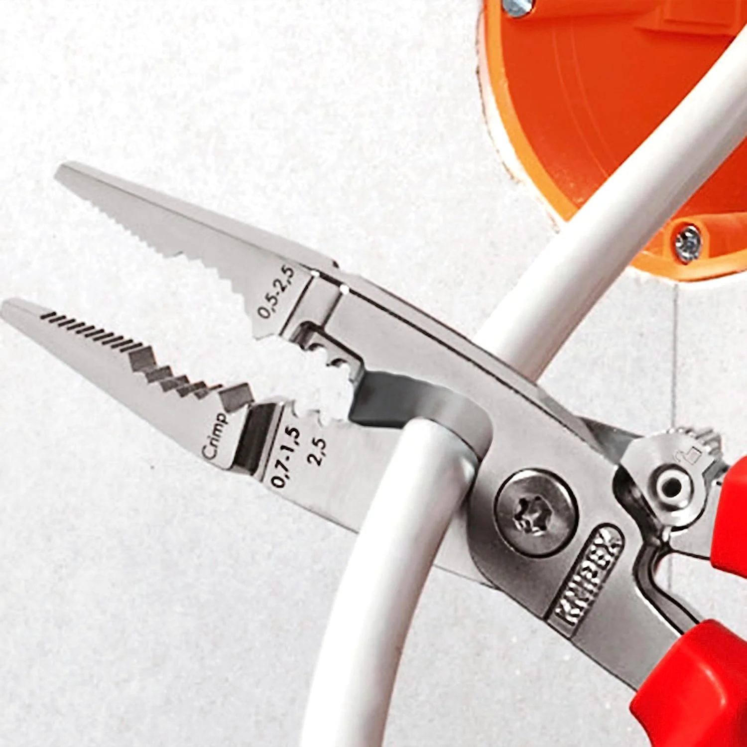 KNIPEX Pliers for Electrical Installation 200mm - 13 96 200 - Image 3