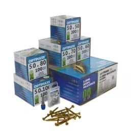Optimaxx 5.0mm 800 Piece Woodscrew Maxxpack - Image 2