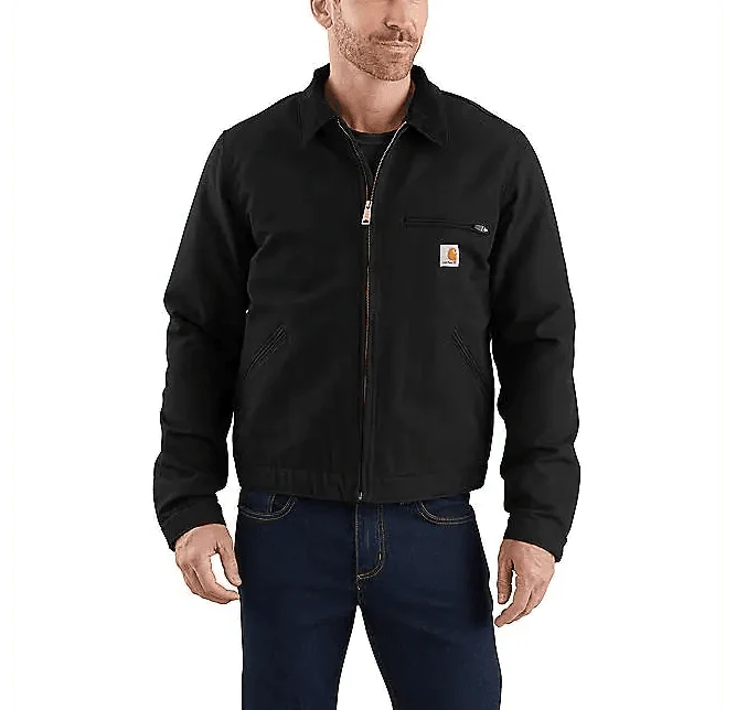 Carhartt Relaxed Fit Duck Blanket-lined Detroit Jacket - 1 Warm Rating - Image 9