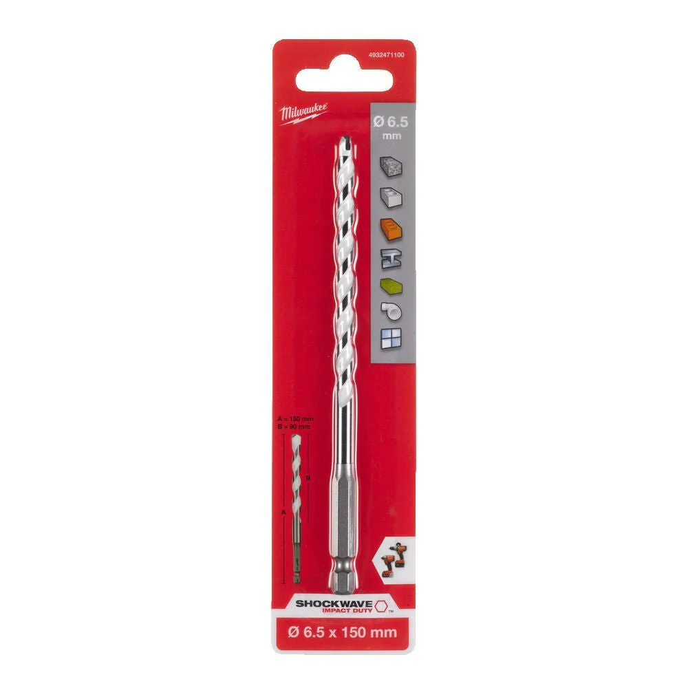 Milwaukee SHOCKWAVE™ Multi-Material Drill Bit - Image 13