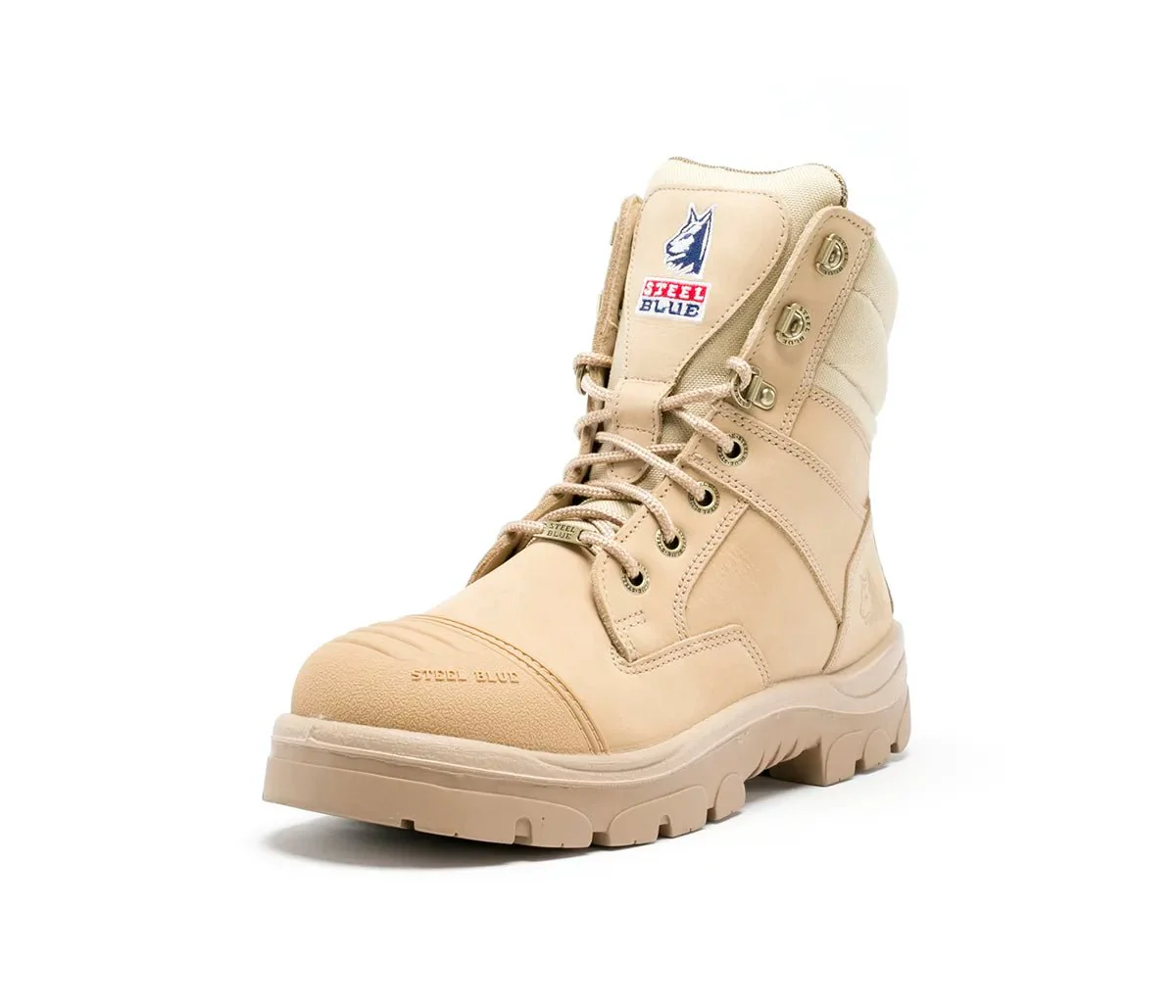 Steel Blue Southern Cross Zip Safety Boots Scuff Cap - Image 3