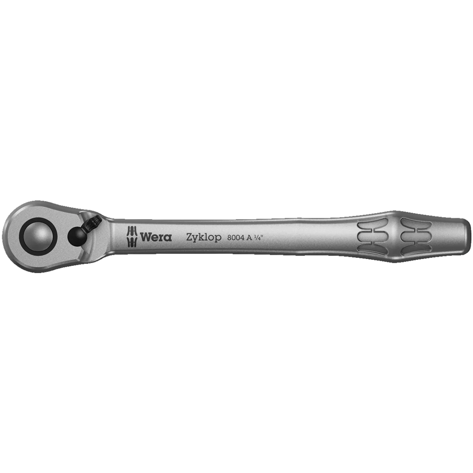 Wera 8004 A Zyklop Metal Ratchet with switch lever and 1/4" drive - Image 2