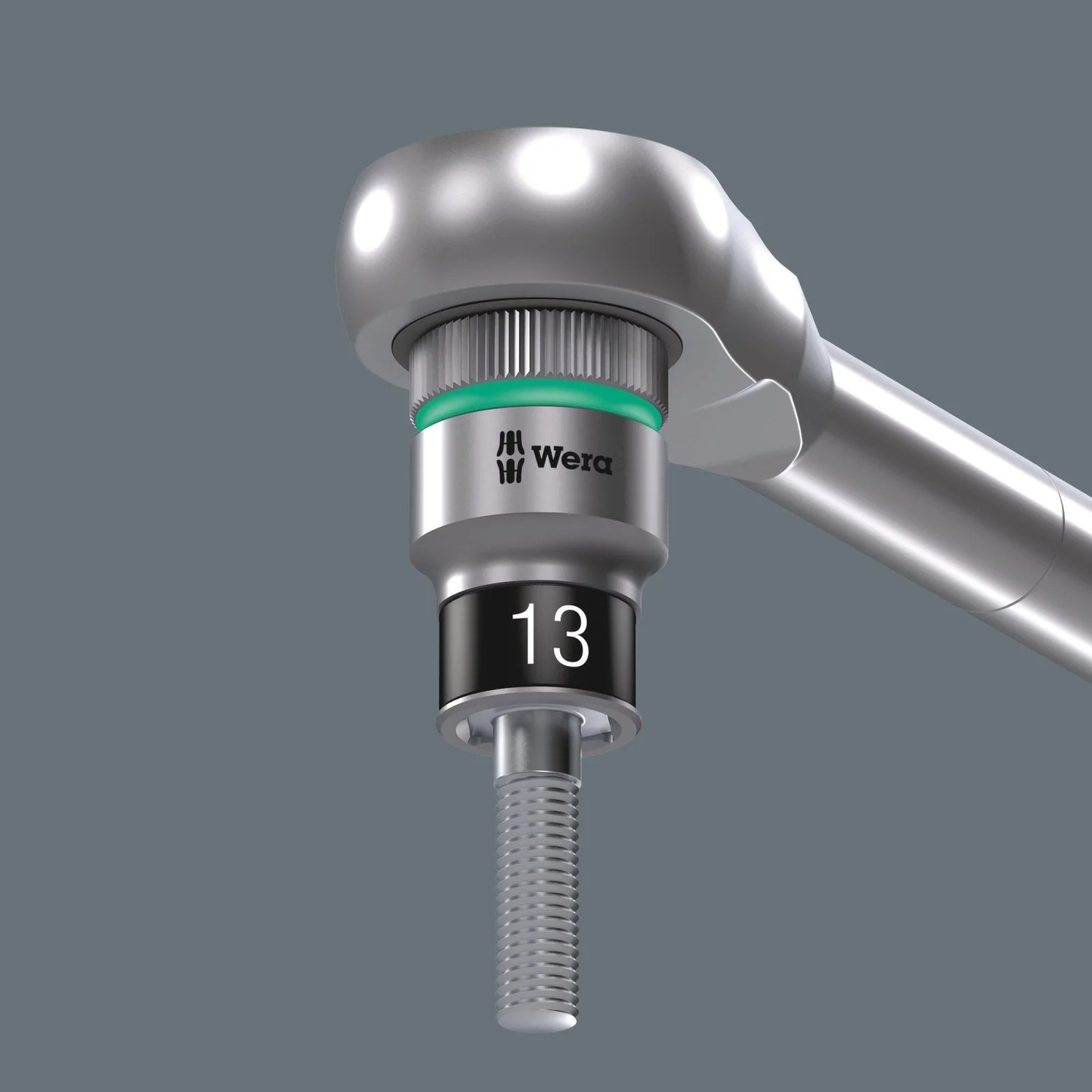 Wera Tools 05003880001 Belt A 1 Zyklop socket set with holding function, 1/4" drive, 10 pieces - Image 5