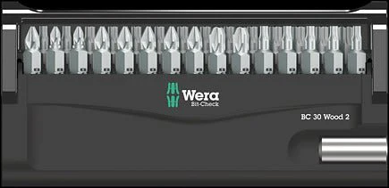 Wera Tools 05057438001 Bit-Check BC 30 Wood 2 SB, 30 pieces - Image 3